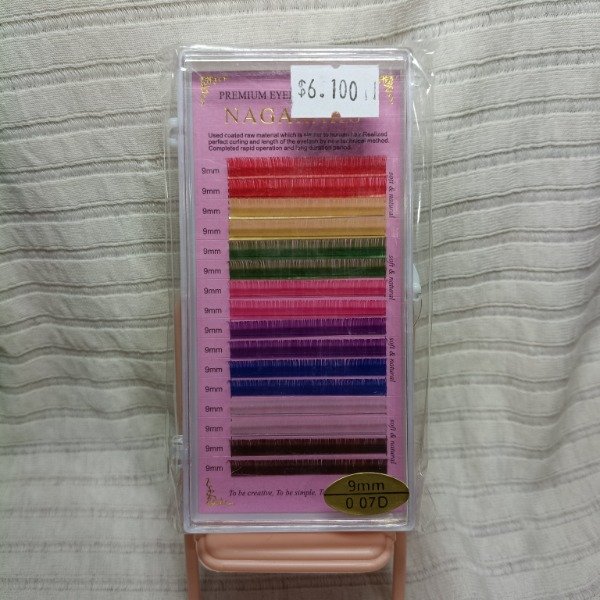 Producto - Pestañas Pelo x pelo 0.07 D MIX 9 mm