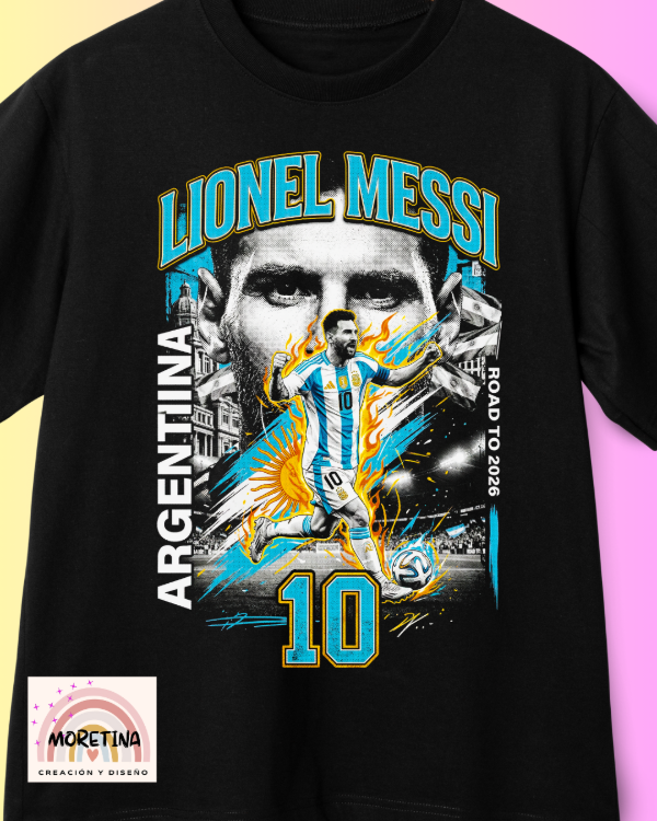 Producto - Remera de Messi - Talles adultos