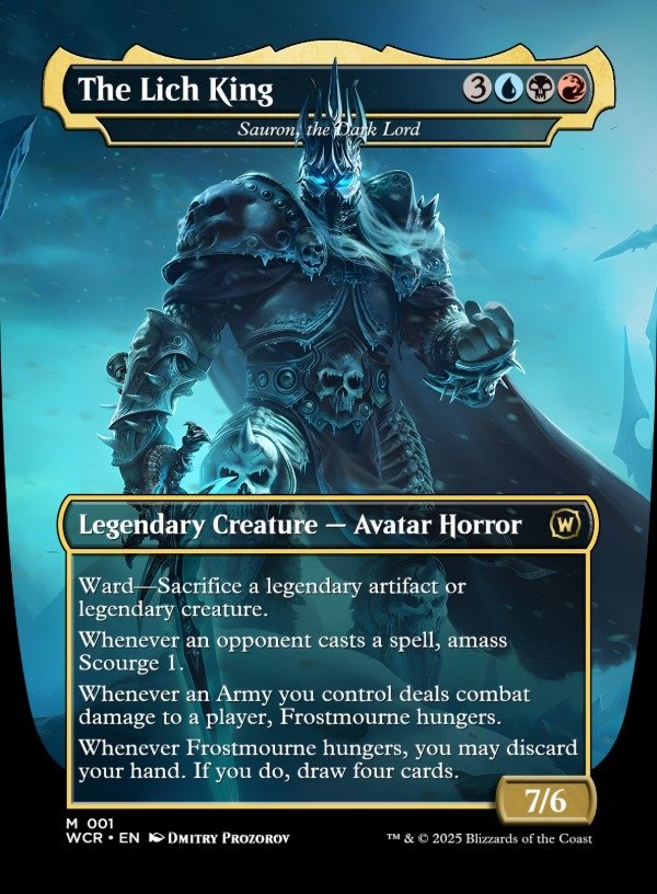 Producto - Mazo EDH Warcraft  - Sauron, The Dark Lord