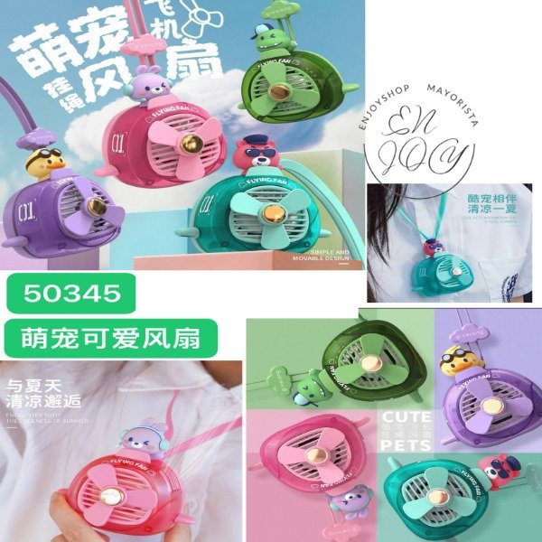 Producto - MINI VENTILADOR COLGANTE PORTAIL ANIMALITO KAWAII