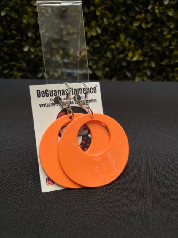 Producto - Aros argolla mediano naranja