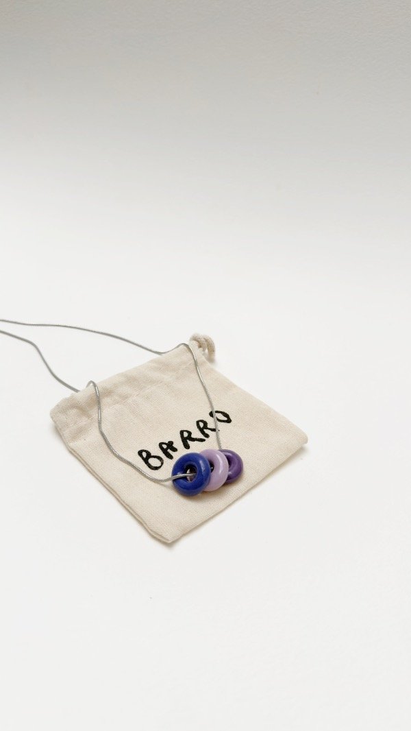 Producto - Collar azul, lila y violeta