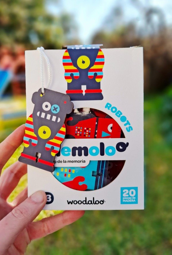 Producto - Memoloo. Juego de la memoria robots