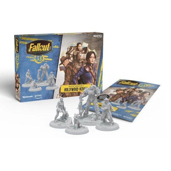 Producto - Fallout Mini Figuras Hollywood Heroes Pack-5