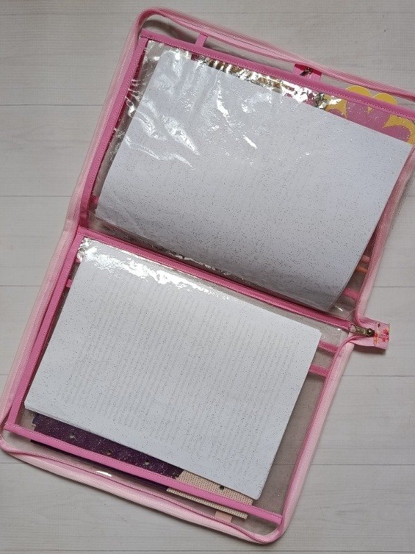 Producto - Organizador A4 Lina rosado dos folios - 2