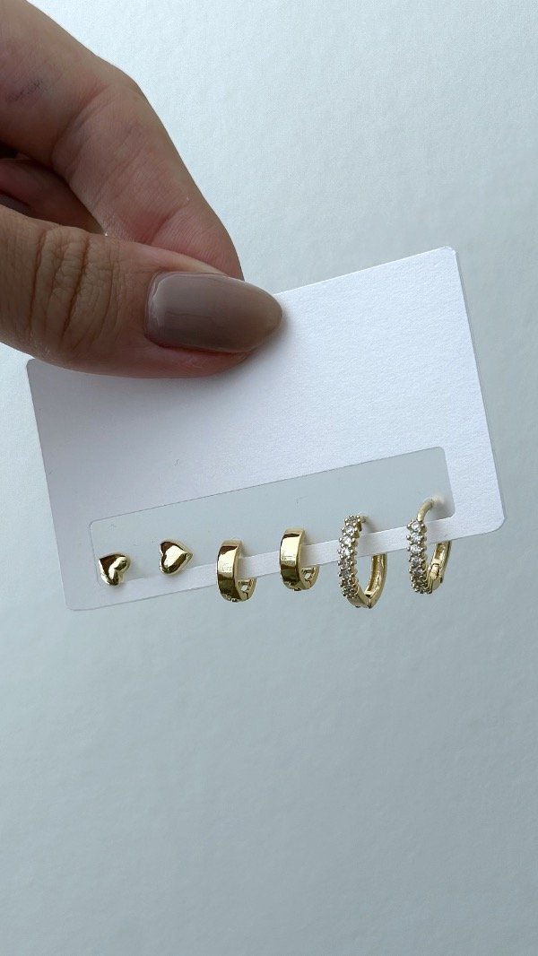 Producto - Set 3 pares o par individual dient ORO LAMINADO