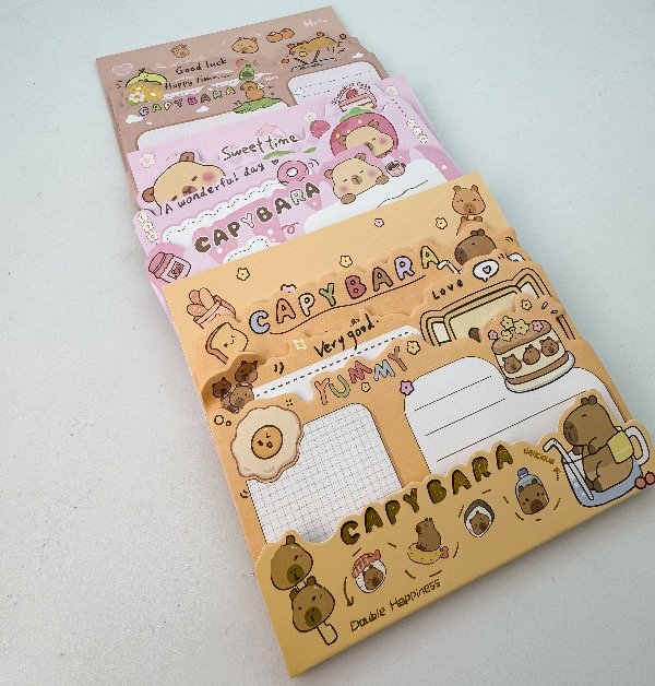 Producto - Señaladores Capybara notes pack x12u