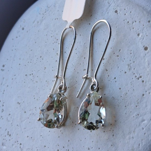 Producto - Aros Plata 925 prasiolita