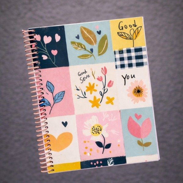 Producto - Cuaderno Flores A5