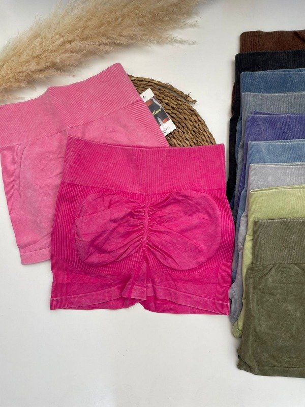 Producto - Short Frunce Prelavado - COD 4012