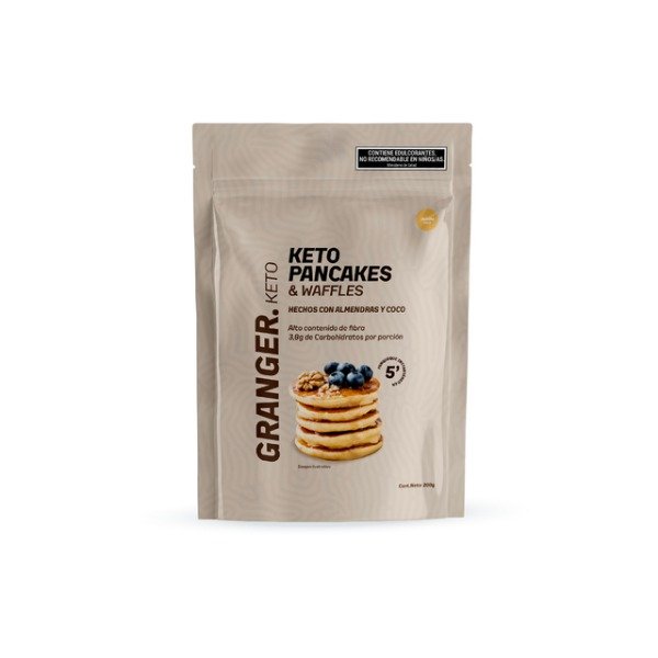 Producto - Pancakes y Waffles KETO sabor Vainilla x450gr - Granger