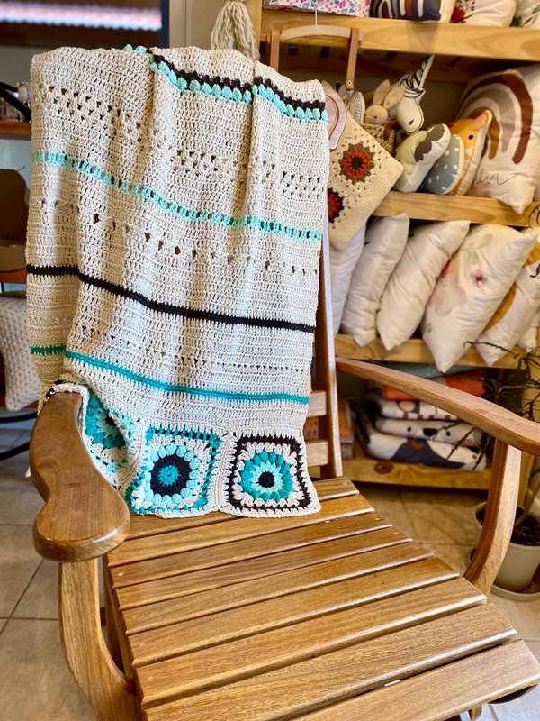 Producto - Manta tejida a crochet
