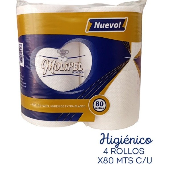 Producto - PAPEL HIGIENICO 4X80MTS