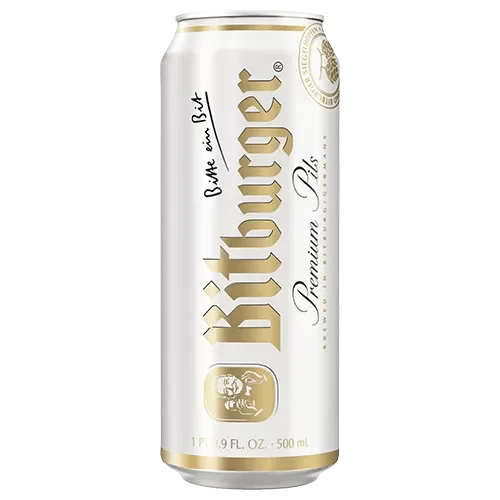 Producto - Bitburger Premium Pils Lata 500 ml Cerveza Importada Alemania