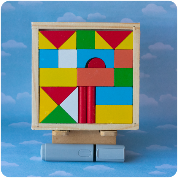Producto - Box de Bloques de Madera - 23 piezas