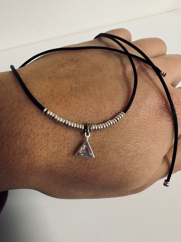 Producto - Choker Triángulo Plata