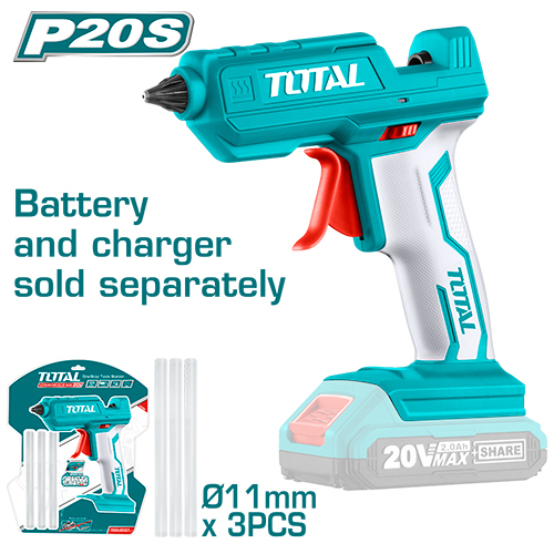 Producto - Pistola de Silicona Inalámbrica 20V TOTAL TGGLI2001