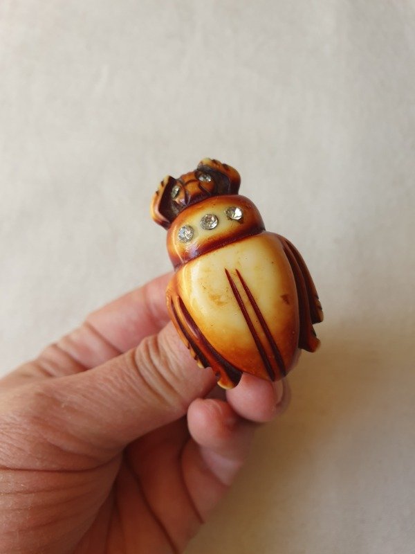 Producto - Broche 40s Escarabajo Celuloide Degradé