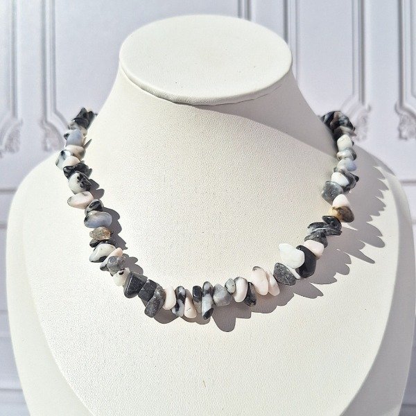 Producto - Collar JASPE CEBRA