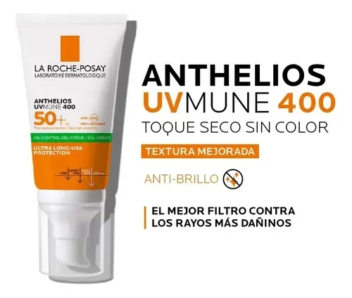 Producto - Protector Solar Efecto Mate Pieles Grasas Anthelios Fps 50+