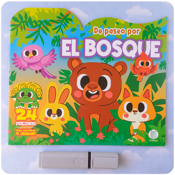 Producto - De Paseo por el Bosque - Para Colorear - 24 Páginas