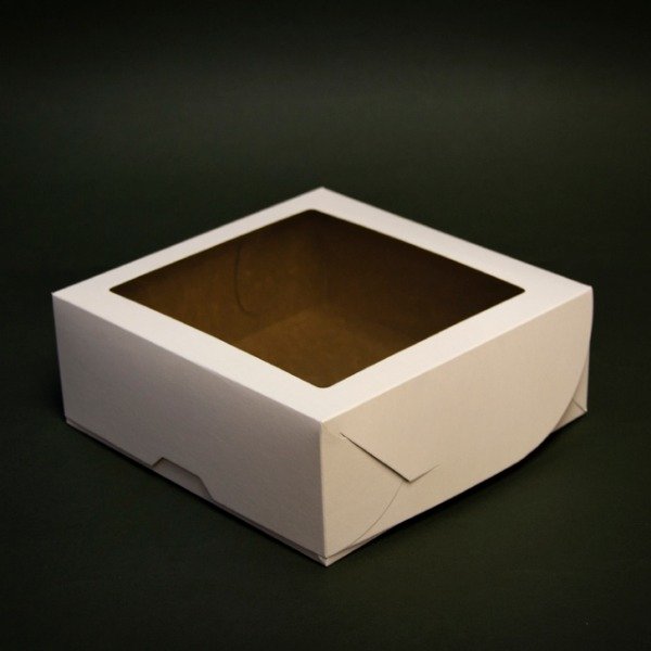 Producto - Caja blanca con visor