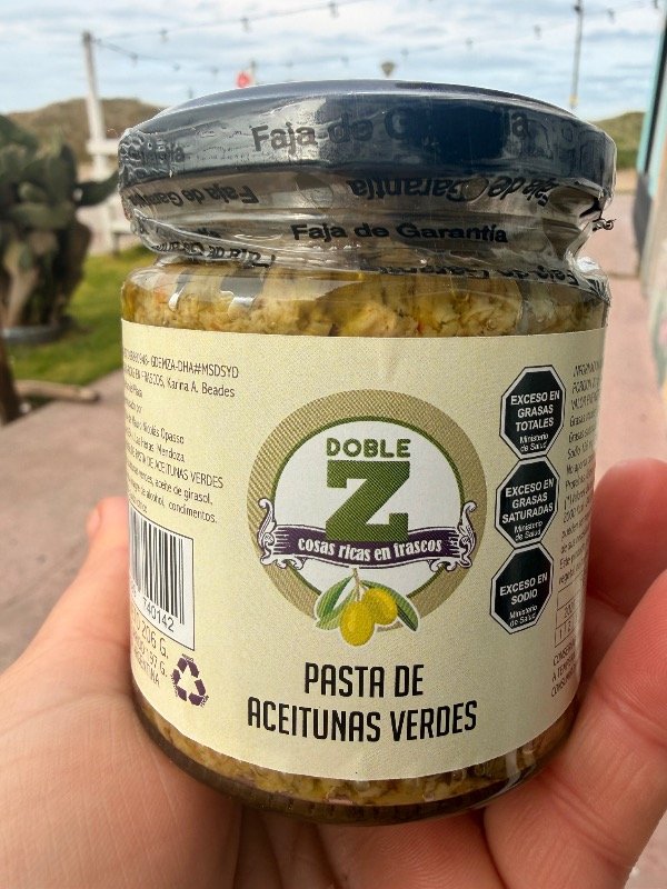 Producto - Pasta de aceitunas verdes