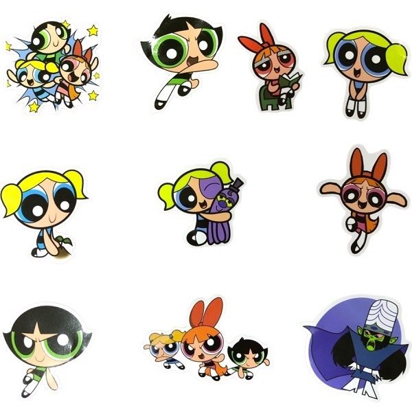 Producto - Stickers The Powerpuff Girls Pack x 50 unidades - 3
