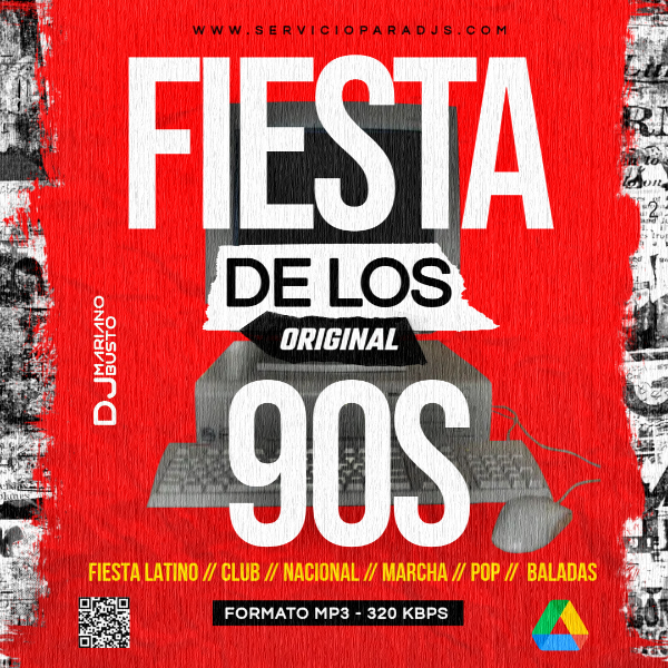 Producto - PACK DJ FIESTA DE LOS 90s - ORIGINAL HITS