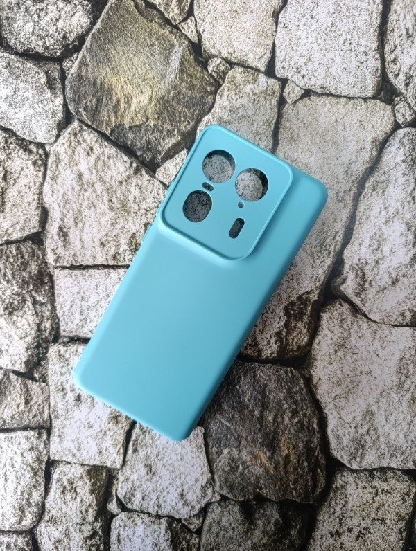 Producto - Funda silicone case Moto Edge 50 Ultra turquesa