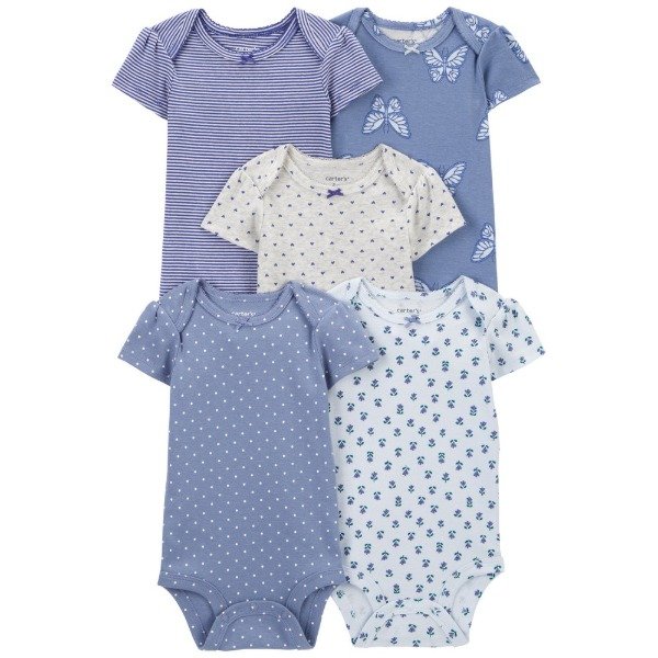 Producto - Pack x 5 bodies Carter's flores