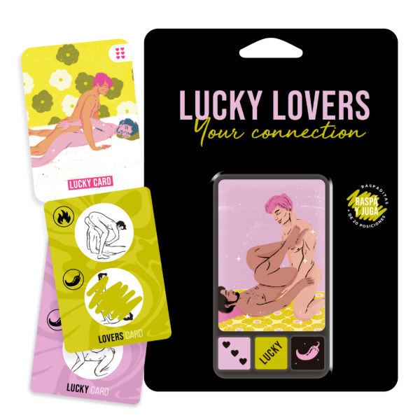 Producto - LUCKY LOVERS / your connection  DADOS + CARTAS