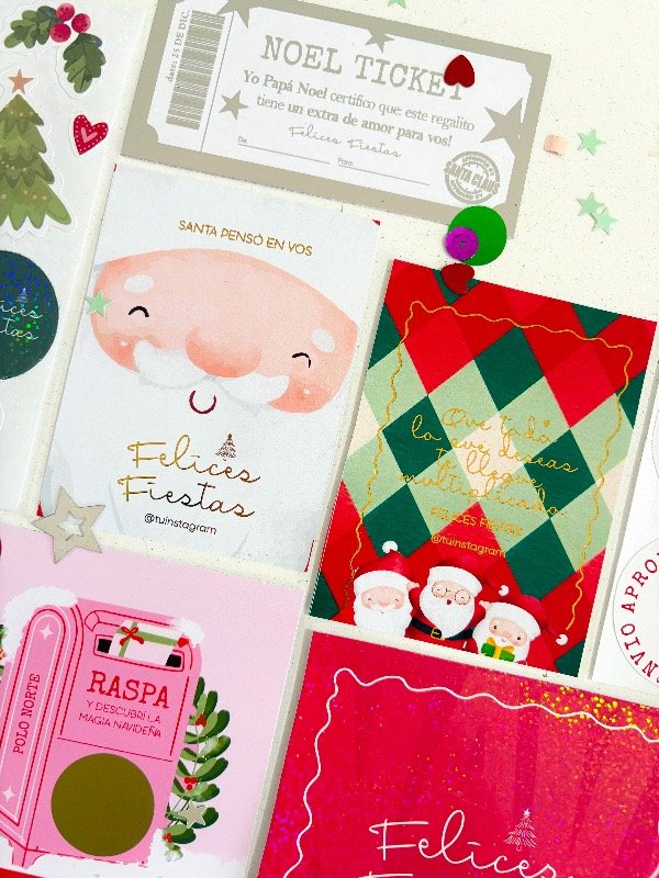 Producto - Tarjetaas Navidad Holo