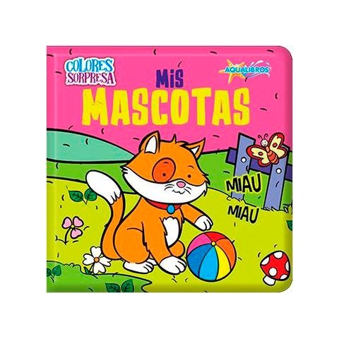 Producto - AQUALIBRO COLORES SORPRESA: MIS MASCOTAS 15X15CM