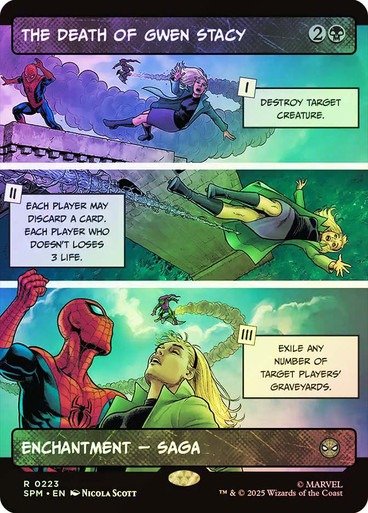 Producto - The Death of Gwen Stacy #223 Showcase Foil  Marvel's Spider-Man