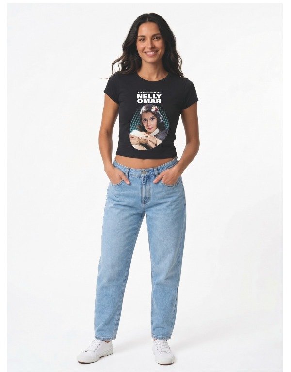 Producto - Remera Nelly Omar Cantora Nacional - Negra - 1