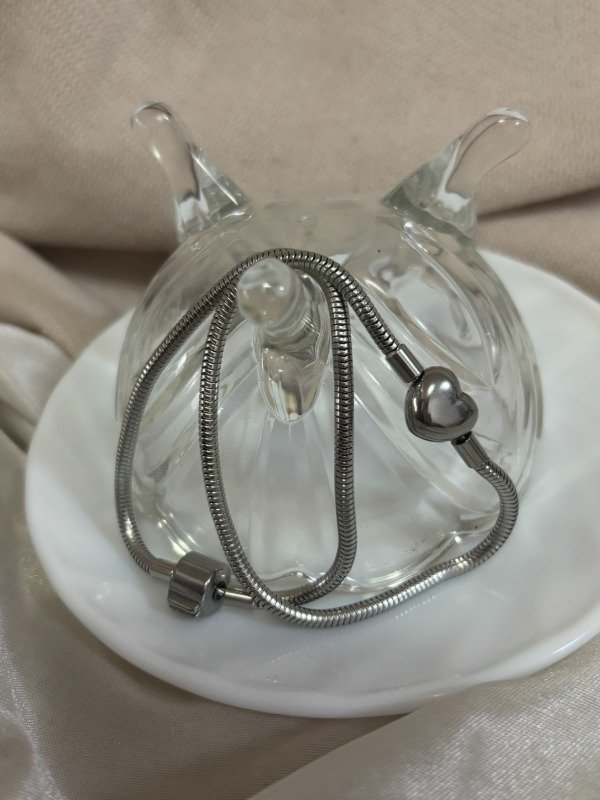 Producto - Pulsera Para Charms Con Cierre Corazón o Tambor