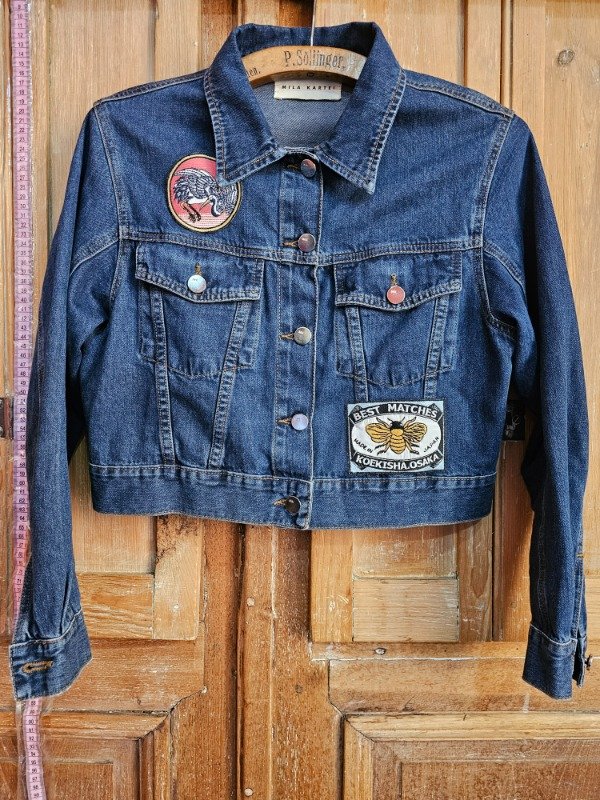 Producto - Campera de Jean Mila Kartei Parches t.1