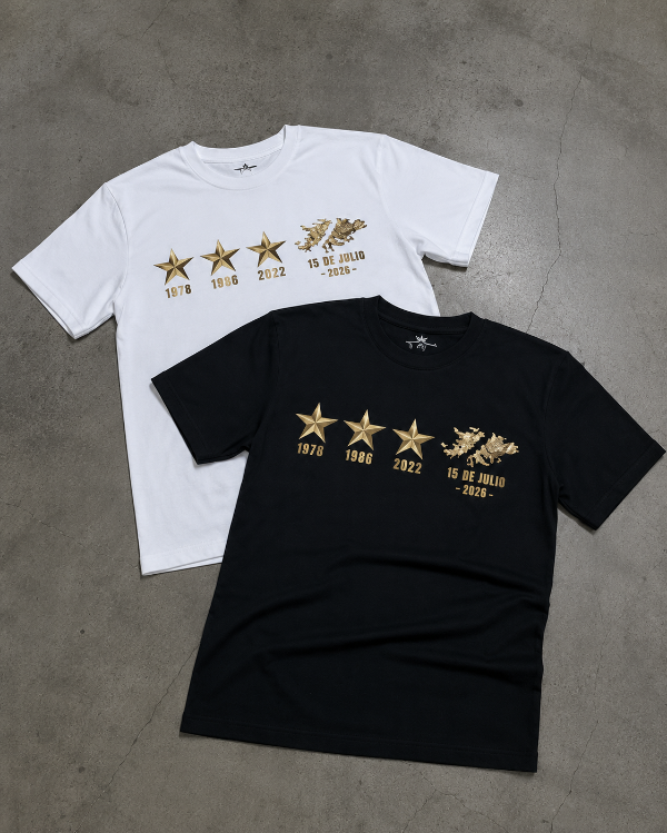 Producto - REMERA 3 ESTRELLAS + MALVINAS - 0
