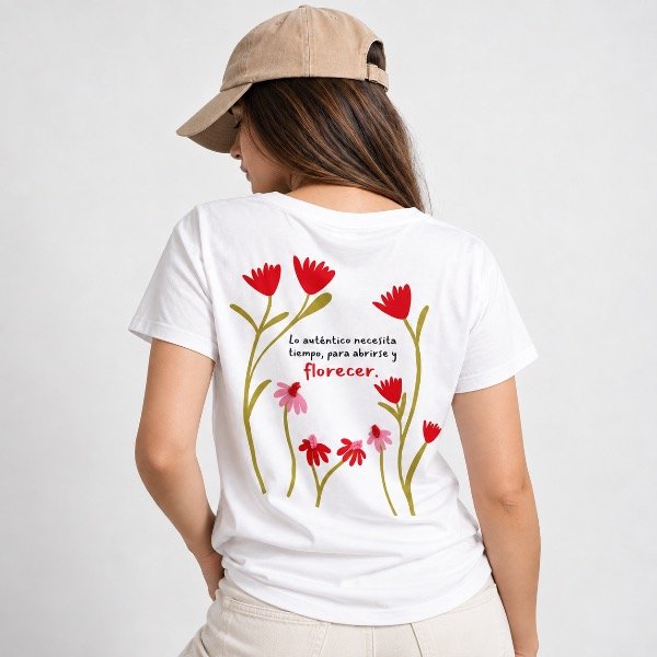 Producto - Remera Florecer (corte tradicional)