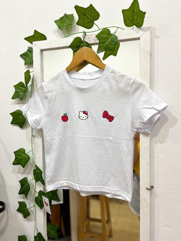 Producto - BabyTee kitty blanco