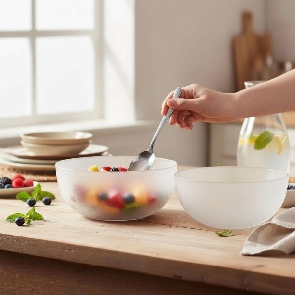 Producto - Set x4 Bowls Esmerilados Premium PVC de 15cm