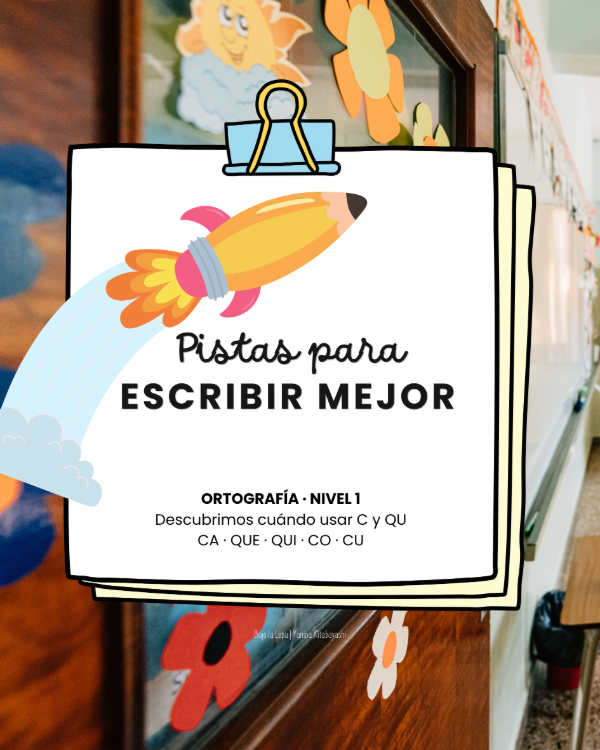 Producto - Pistas para escribir mejor Nivel 1 C y QU - 0