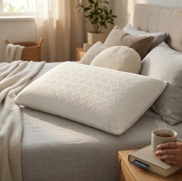 Producto - ALMOHADA INTELIGENTE CON FUNDA MARCA MANERBIO