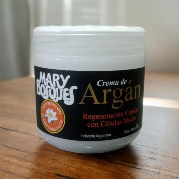 Producto - Máscara Capilar Crema de Argán c/Celulas Madre - Mary Bosques