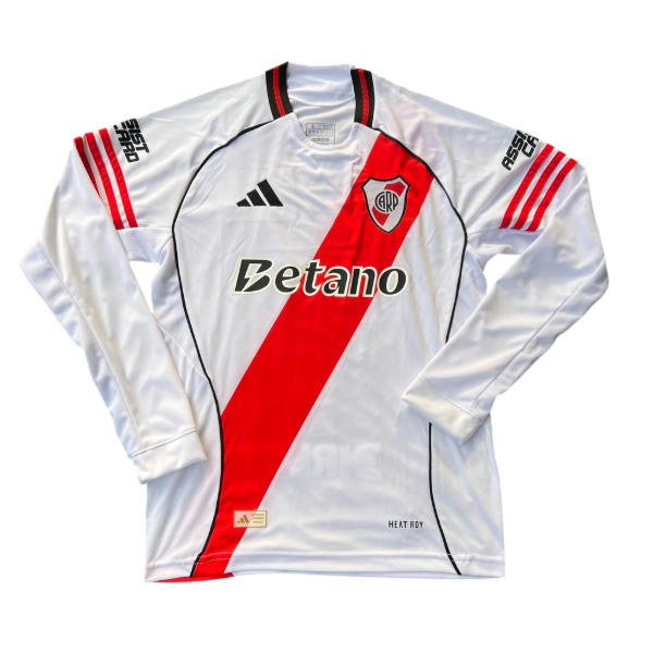 Producto - Camiseta River Plate 2025 Titular Manga Larga