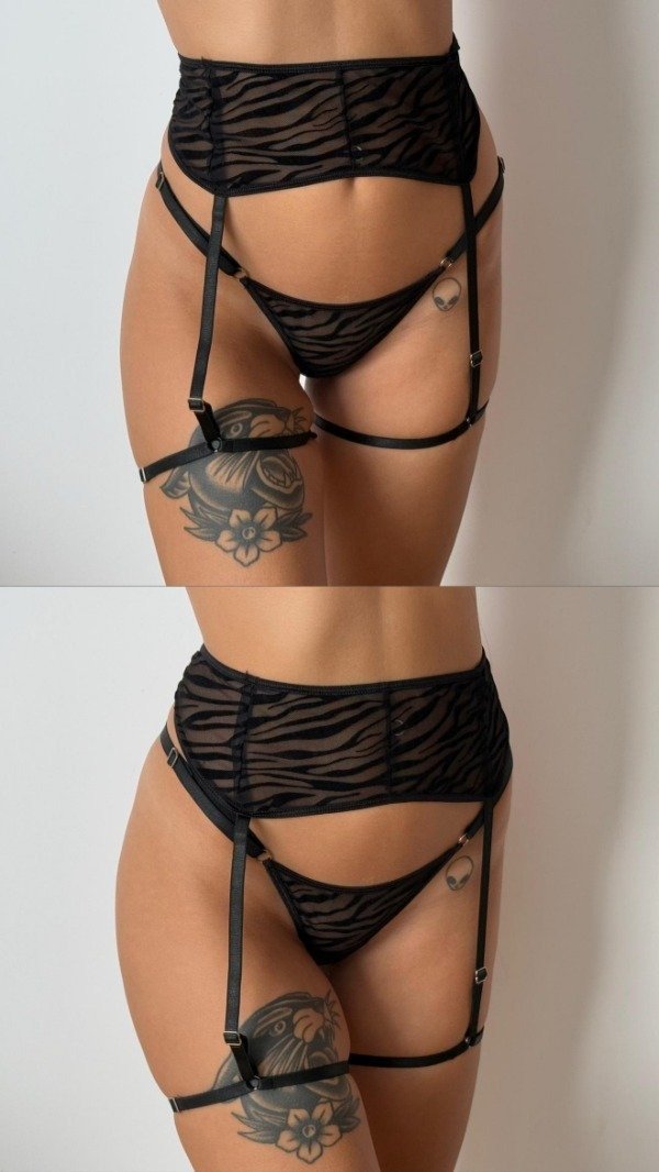 Producto - Liguero Estampado cebra