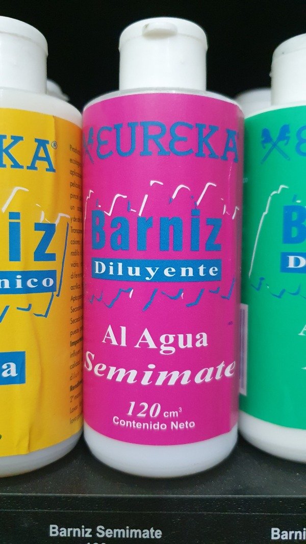 Producto - Barniz al agua satinado 120cc