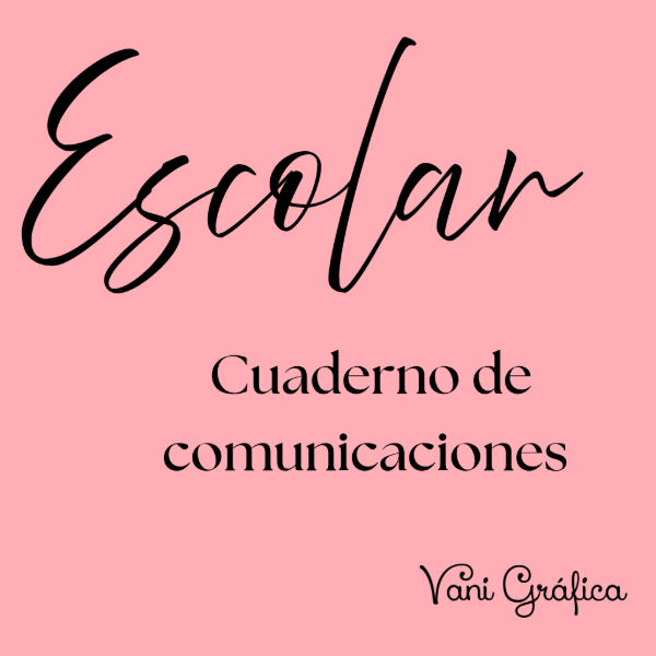 Producto - Cuaderno de comunicaciones