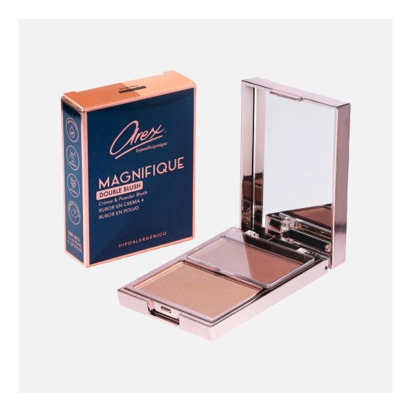 Producto - Arex Magnifique Rubor Doble Polvo y Crema - 1